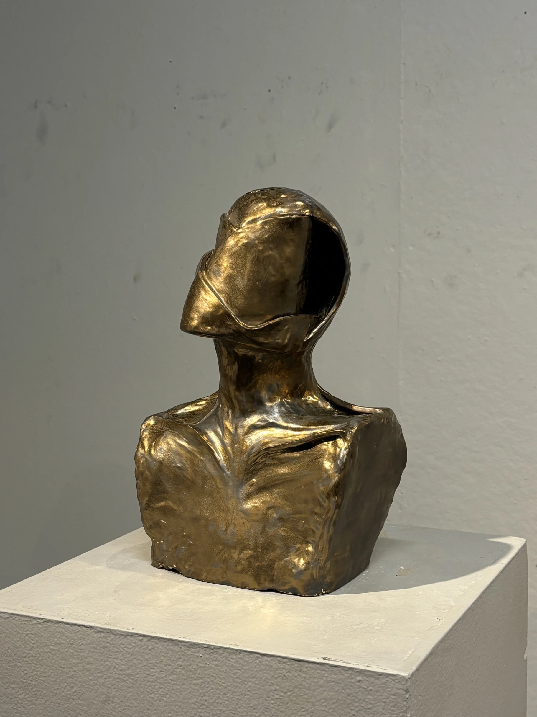 Gold Sculpture Left